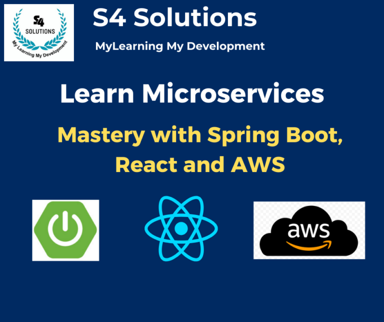 Microservices Mastery with Spring Boot, React and AWS